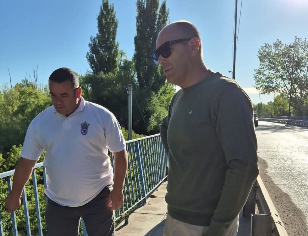 Municipios acuerdan reparar el deteriorado puente Cinco Saltos-Centenario