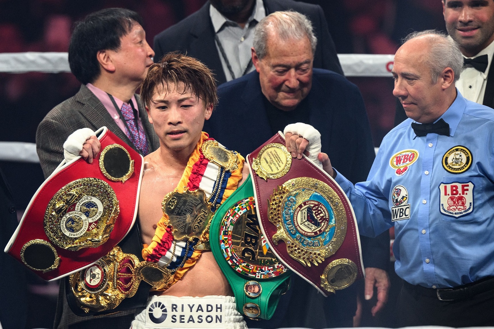 Otro brutal nocaut del “Monstruo” Naoya Inoue: su rival le hizo gestos y lo dejó tirado contra las cuerdas