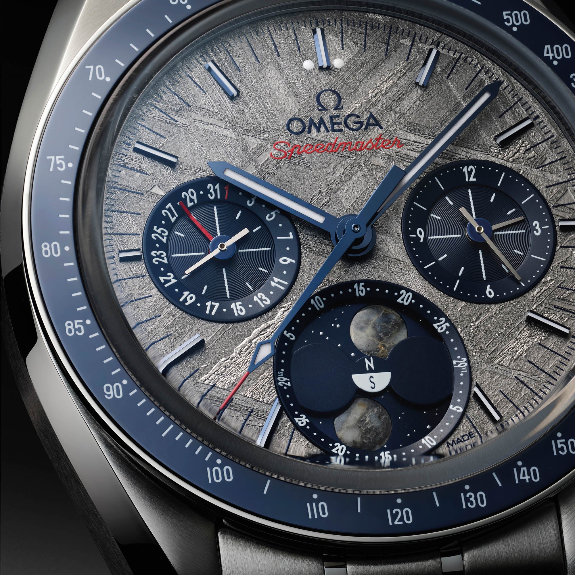 Omega Speedmaster Moonphase Meteorite: una nueva edición del reloj que marcó la historia