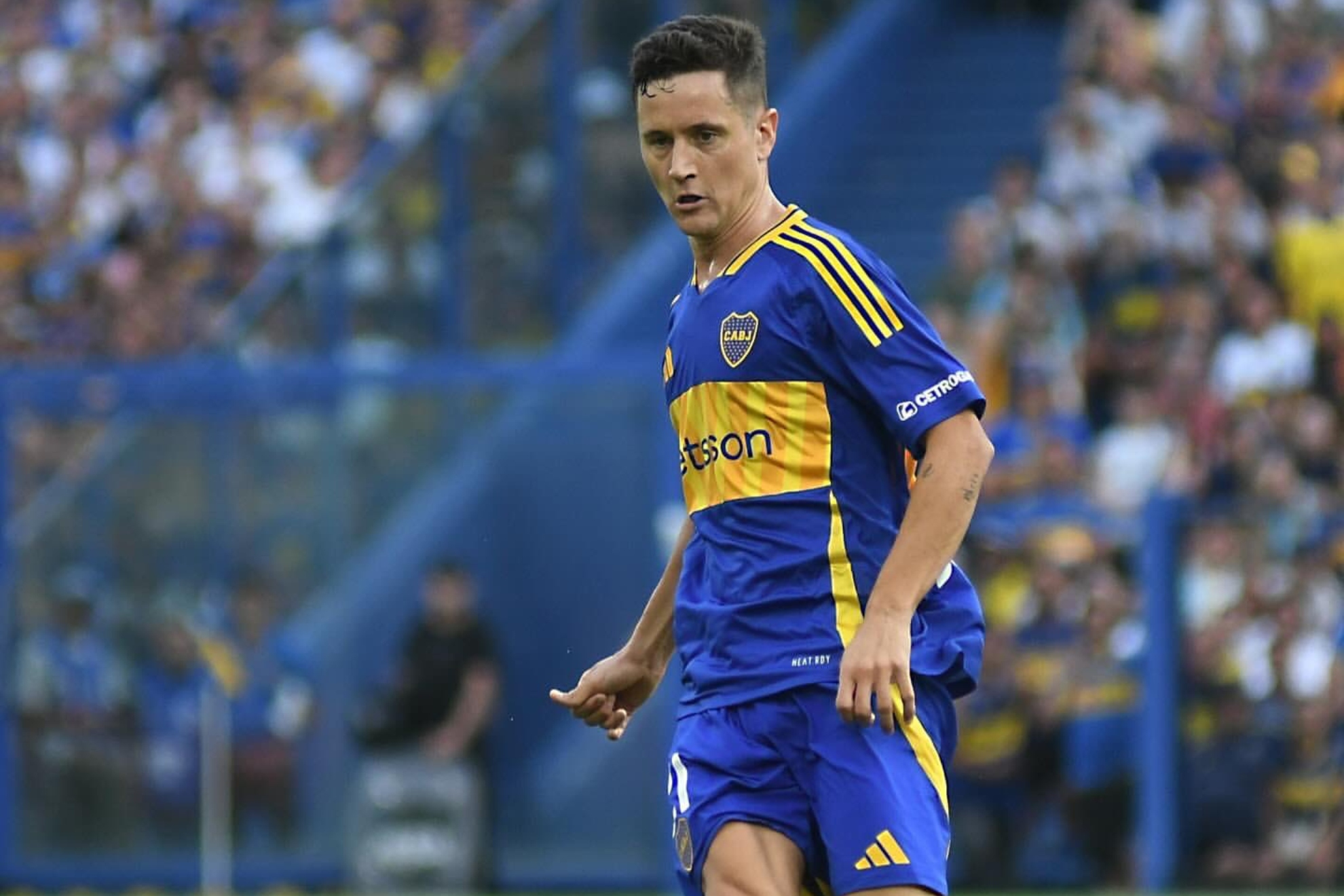 Ander Herrera, fuera de juego: lesión y lágrimas en derrota de Boca