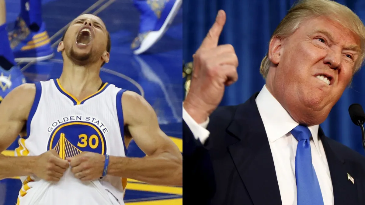 Stephen Curry y Donald Trump: El enfrentamiento inesperado