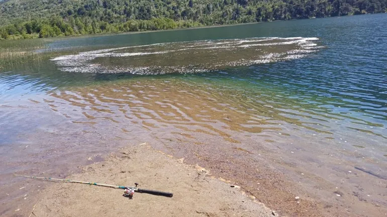 Extraño video: de qué se trata el fenómeno que sorprendió a los turistas en el Lago Nompehuen